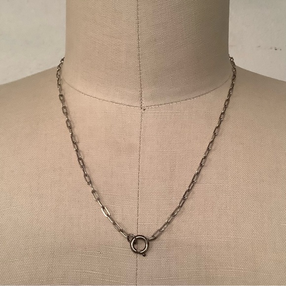 Sterling Silver Blue Spirit Bear Pendant 17” Necklace - Picture 4 of 4